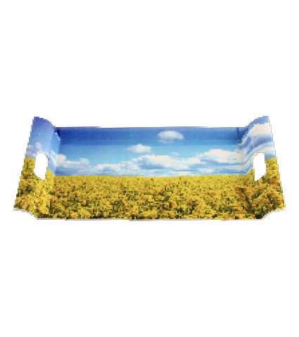 16" RTG Tray- Mastard Flower